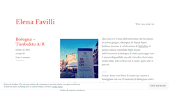 Desktop Screenshot of elenafavilli.com
